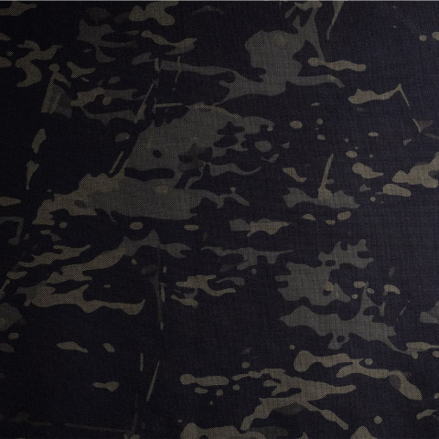 Ткань Кордура 1000d, Мультикам Чорный, Nylon 6.6
