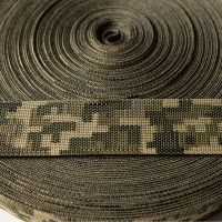 Стрічка ремінна Піксель 38 мм Жакард